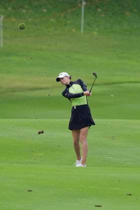 Honda LPGA, Golf Damen Thailand 2024 - Round 3 Esther Henseleit of Germany is playing her approach shot during the third round of the Honda LPGA Thailand 2024 at Siam Country Club Old Course in Chonburi, Thailand, on February 24, 2024. Chonburi Thailand  Copyright: xVachiraxVachirax originalFilename:kalong-hondalpg240222_npqCy.jpg