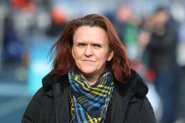 Braunschweig vs Berlin, 2 BL Braunschweig, 24 02 2024, FOOTBALL Eintracht Braunschweig vs Hertha BSC Berlin, 2 BL, Season 2023 24 Eintracht Braunschweig President Nicole Kumpis Braunschweig