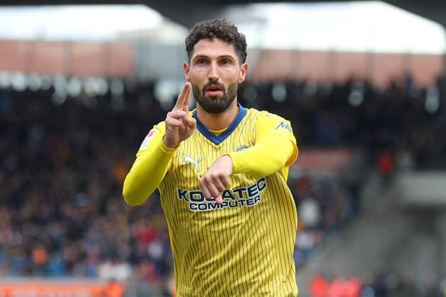 Braunschweig vs Berlin, 2 BL Braunschweig, 24 02 2024, FOOTBALL Eintracht Braunschweig vs Hertha BSC Berlin, 2 BL, Season 2023 24 Fabio Kaufmann Eintracht Braunschweig celebrates after his goal to make it 1 0 Braunschweig