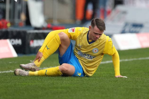 Braunschweig vs Berlin, 2 BL Braunschweig, 24 02 2024, FOOTBALL Eintracht Braunschweig vs Hertha BSC Berlin, 2 BL, Season 2023 24 Thorir Johann Helgason Eintracht Braunschweig Braunschweig