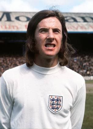 Football - 1973 1974 Wales v England Home Internationals 11 05 1974 Stan Bowles (Eng) - England at Ninian Park. Stan had a contract with Gola Boots and was paid Â£200 extra for every England International he played in. He noticed other players were getting Â£250 for wearing Adidas boots, so offered to wear theirs as well. When the other players noticed he had two lots of boots, they asked how he could have both. He replied by saying he would wear one boot of each in the Wales match. 