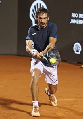 24th February 2024: Jockey Club, Brasileiro, Brazil: Rio Open Tennis tournament, semi-finals; Mariano Navone (ARG) versus Cameron Norrie (GBR)  ActionPlus12611906 DanielxCasteloxBranco