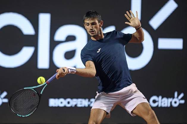 24th February 2024: Jockey Club, Brasileiro, Brazil: Rio Open Tennis tournament, semi-finals; Mariano Navone (ARG) versus Cameron Norrie (GBR)  ActionPlus12611911 DanielxCasteloxBranco