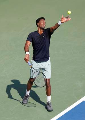 Gael Monfils FRA , Dubai Duty Free Tennis Championships, Dubai, U A E Tennis Dubai Tennis Championships 2024 ATP Dubai Duty Free Tennis Stadium Dubai United Arab Emirates 27 February 2024 Copyright: xJuergenxHasenkopfx