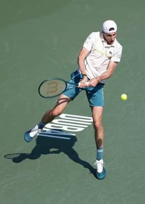 Ugo Humbert FRA , Dubai Duty Free Tennis Championships, Dubai, U A E Tennis Dubai Tennis Championships 2024 ATP Dubai Duty Free Tennis Stadium Dubai United Arab Emirates 27 February 2024 Copyright: xJuergenxHasenkopfx