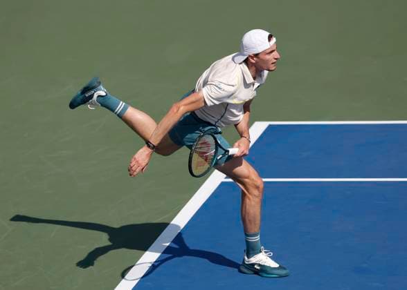 Ugo Humbert FRA , Dubai Duty Free Tennis Championships, Dubai, U A E Tennis Dubai Tennis Championships 2024 ATP Dubai Duty Free Tennis Stadium Dubai United Arab Emirates 27 February 2024 Copyright: xJuergenxHasenkopfx