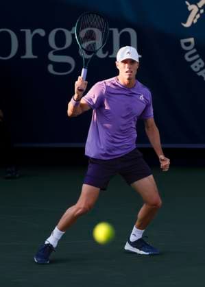 Christopher O™Connell, Dubai Duty Free Tennis Championships, Dubai, U A E Tennis Dubai Tennis Championships 2024 ATP Dubai Duty Free Tennis Stadium Dubai United Arab Emirates 27 February 2024 Copyright: xJuergenxHasenkopfx