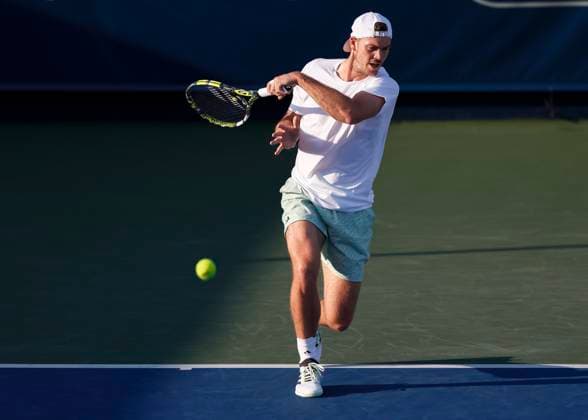 Maximilian Marterer GER , Dubai Duty Free Tennis Championships, Dubai, U A E Tennis Dubai Tennis Championships 2024 ATP Dubai Duty Free Tennis Stadium Dubai United Arab Emirates 27 February 2024 Copyright: xJuergenxHasenkopfx