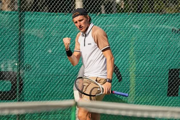 Faro - February 27 2024, 33 FARO FUTURE PORTUGAL 3, ITF World Tennis Tour M25, Prize Money $25,000, hard surface. Jacopo Berrettini (ITA) during Round 1 match between Altug Celikbilek (TUR) and Jacopo Berrettini (ITA) Copyright: xNunoxPiresxVelosox