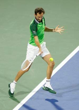 Daniil Medvedev, Dubai Duty Free Tennis Championships, Dubai, U A E Tennis Dubai Tennis Championships 2024 ATP Dubai Duty Free Tennis Stadium Dubai United Arab Emirates 27 February 2024 Copyright: xJuergenxHasenkopfx
