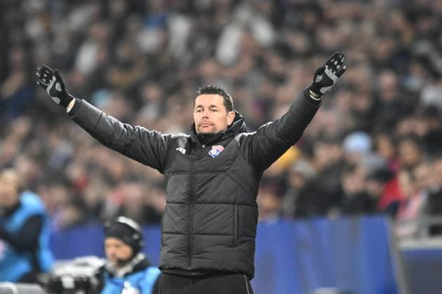 pierre sage (lyon) vs (strasbourg) FOOTBALL: Olympique Lyonnais vs Racing Club de Strasbourg Alsace - 1 4 Coupe de France - 27 02 2024 FredericChambert Panoramic 