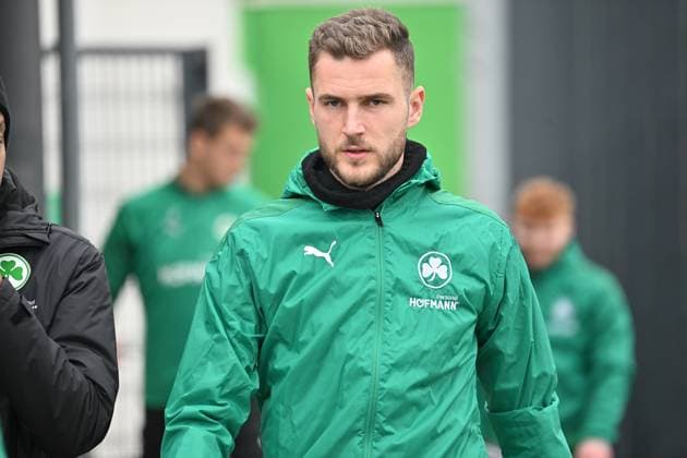 28 02 2024 Soccer 2 Bundesliga Season 2023 2024 SpVgg Greuther Fürth Fuerth Kleeblatt Training xwoxzix Dennis Srbeny 7, SpVgg Greuther Fürth