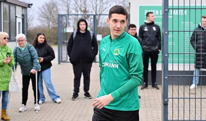 28 02 2024 Soccer 2 Bundesliga Season 2023 2024 SpVgg Greuther Fürth Fuerth Kleeblatt Training xwoxzix Damian Michalski 4, SpVgg Greuther Fürth