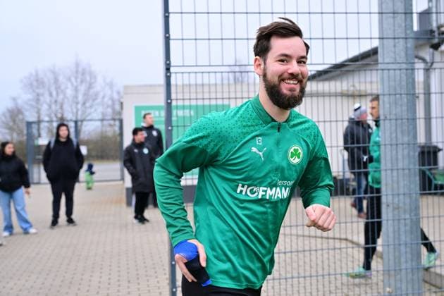 28 02 2024 Soccer 2 Bundesliga Season 2023 2024 SpVgg Greuther Fürth Fuerth Kleeblatt Training xwoxzix Orestis Kiomourtzoglou 13, SpVgg Greuther Fürth