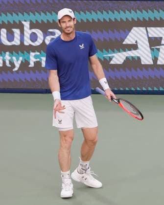Andy Murray, Dubai Duty Free Tennis Championships, Dubai, U A E Tennis Dubai Tennis Championships 2024 ATP Dubai Duty Free Tennis Stadium Dubai United Arab Emirates 28 February 2024 Copyright: xJuergenxHasenkopfx
