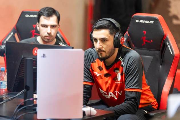 Virtual Bundesliga, Division South East, 28 02 2023 Haci Umut Saracoglu HACI UMUT FC Augsburg VBL Club Championship Offline Matchday, February 27 28, Virtual Bundesliga, 33 Matchday, Division South East, on 28 02 2023, Strassenkicker Base, Cologne Copyright: xBEAUTIFULxSPORTS Meuselx