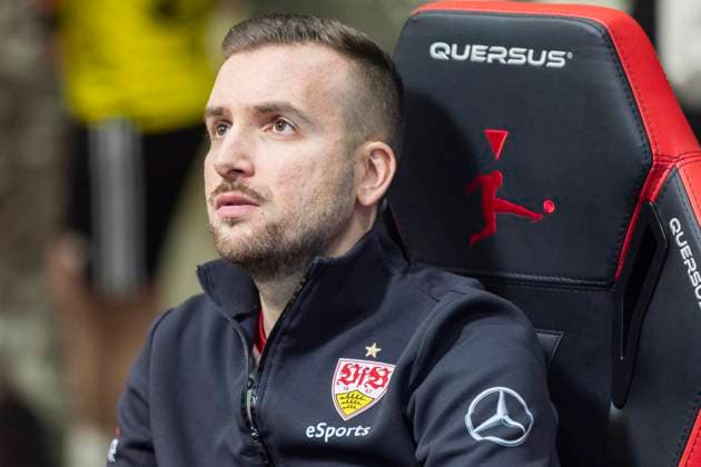 Virtual Bundesliga, Division South East, 28 02 2023 Alexander Deniel Mutic DENII10 VfB Stuttgart VBL Club Championship Offline Matchday, February 27 28, Virtual Bundesliga, 33 Matchday, Division South East, on 28 02 2023, Strassenkicker Base, Cologne Copyright: xBEAUTIFULxSPORTS Meuselx