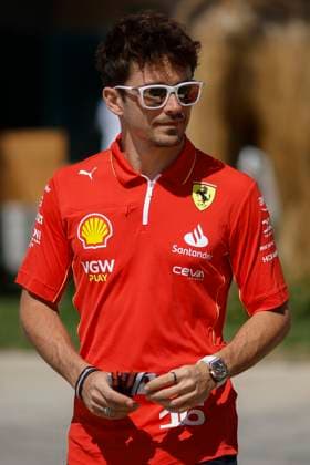 LECLERC Charles (mco), Scuderia Ferrari SF-24, portrait during the Formula 1 Gulf Air Bahrain Grand Prix 2024, 1st round of the 2024 FIA Formula One World Championship, WM, Weltmeisterschaft from February 29 to March 2, 2024 on the Bahrain International Circuit, in Sakhir, Bahrain - F1 - BAHRAIN GRAND PRIX 2024 DPPI Panoramic  240229_R01BAHRAIN__BR31124