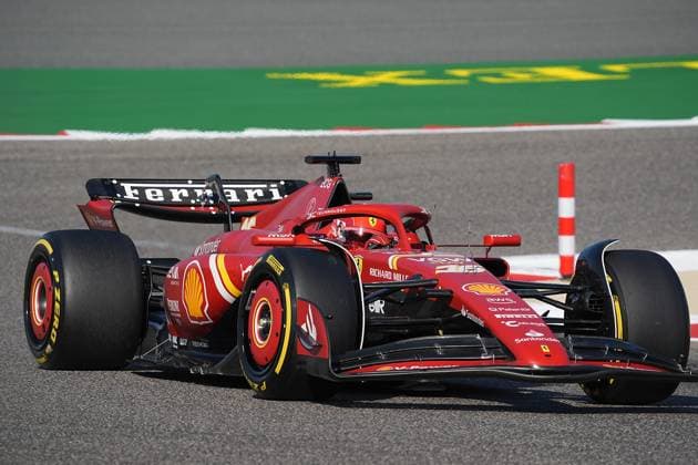 Formula 1 Gulf Air Bahrain Grand Prix 2024 29 02 2024, Bahrain International Circuit, Sakhir, Formula 1 Gulf Air Bahrain Grand Prix 2024 ,in the picture Charles Leclerc MCO , Scuderia Ferrari nordphotoxGmbHx xBratic nph00250