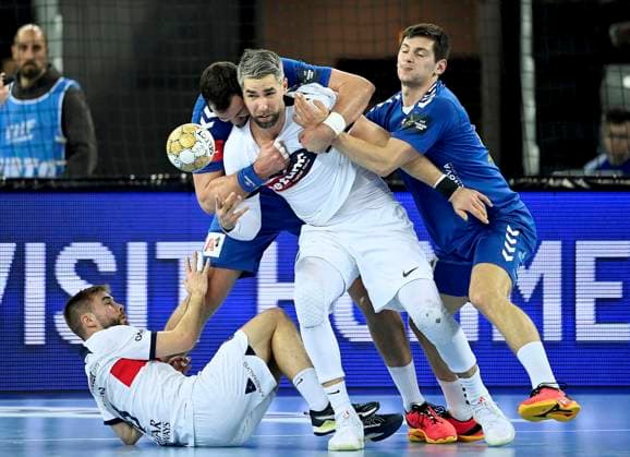Bilder des Jahres 2024, Sport 02 Februar Sport Themen der Woche KW09 Sport Bilder des Tages Croatia, Zagreb, 290224. Arena Zagreb. Match of the 13th round of Group A of the Handball Champions League, Zagreb - Paris Saint Germain. In the photo: Luka Karabatic. Photo: Ronald Gorsic CROPIX *** Local Caption *** Copyright: xxRonaldxGorsicx zagreb_psg12-290224