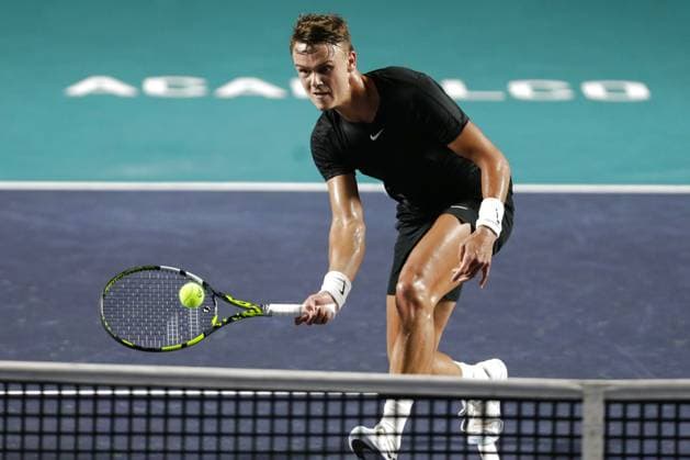 (240301) -- ACAPULCO, March 1, 2024 -- Holger Rune of Denmark returns a shot during the men s singles quarterfinal match between Holger Rune of Denmark and Dominik Koepfer of Germany at the 2024 ATP, Tennis Herren Mexican Open tennis tournament in Acapulco, Mexico, Feb. 29, 2024. (Photo by Xinhua) (SP)MEXICO-ACAPULCO-TENNIS-ATP-MEXICAN OPEN-QUARTERFINAL FranciscoxCanedo 