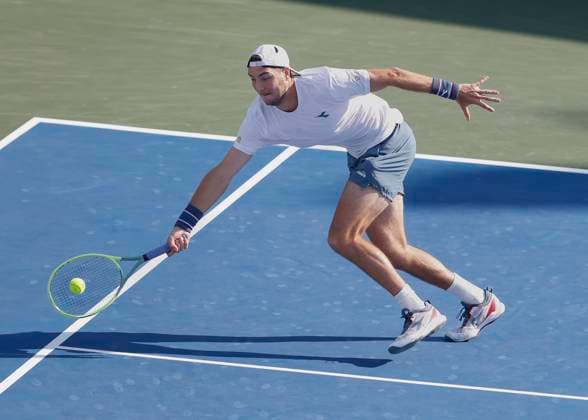 Tallon Griekspoor, Jan Lennard Struff, Mens Doubles, Dubai Duty Free Tennis Championships, Dubai, U A E Tennis Dubai Tennis Championships 2024 ATP Dubai Duty Free Tennis Stadium Dubai United Arab Emirates 1 March 2024 Copyright: xJuergenxHasenkopfx