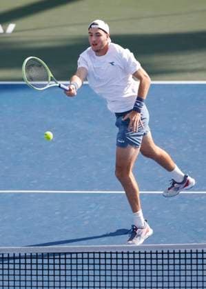 Tallon Griekspoor, Jan Lennard Struff, Mens Doubles, Dubai Duty Free Tennis Championships, Dubai, U A E Tennis Dubai Tennis Championships 2024 ATP Dubai Duty Free Tennis Stadium Dubai United Arab Emirates 1 March 2024 Copyright: xJuergenxHasenkopfx