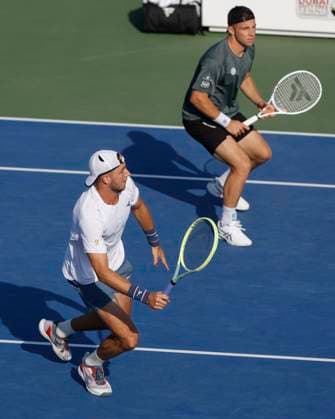 Tallon Griekspoor, Jan Lennard Struff, Mens Doubles, Dubai Duty Free Tennis Championships, Dubai, U A E Tennis Dubai Tennis Championships 2024 ATP Dubai Duty Free Tennis Stadium Dubai United Arab Emirates 1 March 2024 Copyright: xJuergenxHasenkopfx