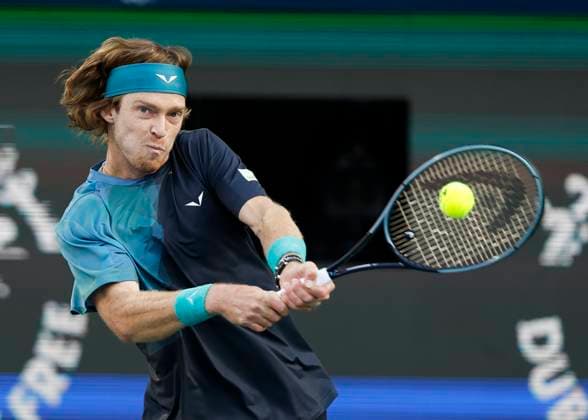 Andrey Rublev, Dubai Duty Free Tennis Championships, Dubai, U A E Tennis Dubai Tennis Championships 2024 ATP Dubai Duty Free Tennis Stadium Dubai United Arab Emirates 1 March 2024 Copyright: xJuergenxHasenkopfx