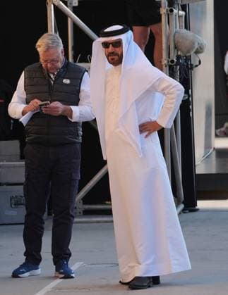 Formula 1 Gulf Air Bahrain Grand Prix 2024 01 03 2024, Bahrain International Circuit, Sakhir, Formula 1 Gulf Air Bahrain Grand Prix 2024 ,in the picture FIA President Mohammed bin Sulayem nordphotoxGmbHx xBratic nph00250