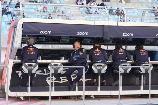 Formula 1 Gulf Air Bahrain Grand Prix 2024 01 03 2024, Bahrain International Circuit, Sakhir, Formula 1 Gulf Air Bahrain Grand Prix 2024 ,in the picture Team Principal Christian Horner Oracle Red Bull Racing at the command post nordphotoxGmbHx xBratic nph00250