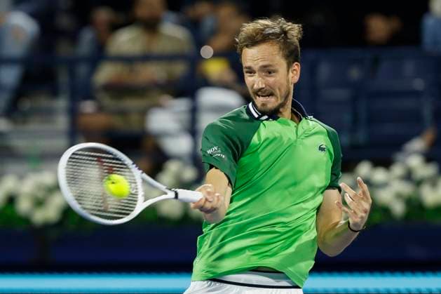 Daniil Medvedev, Dubai Duty Free Tennis Championships, Dubai, U A E Tennis Dubai Tennis Championships 2024 ATP Dubai Duty Free Tennis Stadium Dubai United Arab Emirates 1 March 2024 Copyright: xJuergenxHasenkopfx