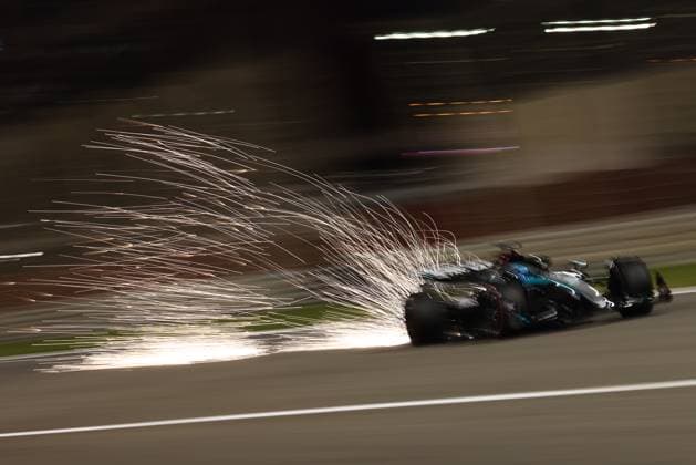 F1 Bahrain Grand Prix 2024 Qualifying George Russell of Mercedes during qualifying ahead of the Formula 1 Bahrain Grand Prix at Sakhir Circuit in Sakhir, Bahrain on March 1, 2024. Sakhir Bahrain  Copyright: xJakubxPorzyckix originalFilename:porzycki-f1bahrai240301_npD6m.jpg