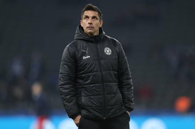 01 03 2024, xtgx, Soccer 2 Bundesliga, Hertha BSC Berlin Holstein Kiel emspor, v l Marcel Rapp Kiel, Coach DFL DFB REGULATIONS PROHIBIT ANY USE OF PHOTOGRAPHS as IMAGE SEQUENCES and or QUASI VIDEO Berlin