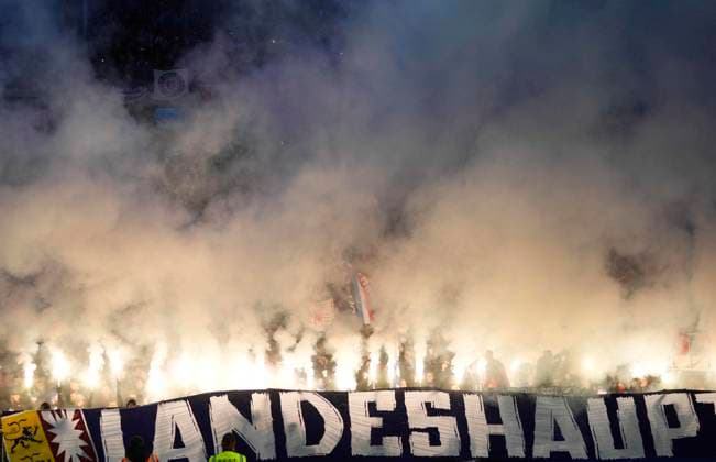 Germany, Berlin, 01 03 2024, Olympic Stadium, Hertha BSC vs Holstein Kiel 2 Bundesliga, Holstein Kiel fans Berlin Olympic Stadium Berlin Germany eu-images-659