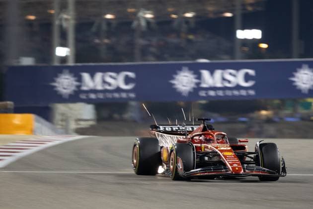 Charles Leclerc, MCO, Scuderia Ferrari 16 BHR, Formula 1 race, Bahrain International Circuit, 01 03 24 BHR, Formula 1 race, Bahrain International Circuit, 01 03 24 Manama Copyright: xFoto:xEIBNER ThomasxFuesslerx EP_tfr