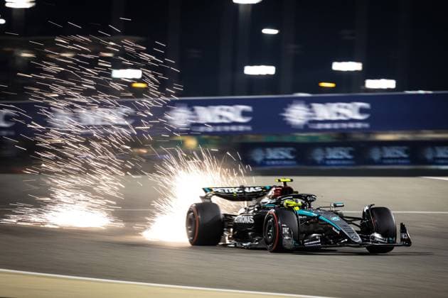 Lewis Hamilton UK, Mercedes AMG Petronas F1 Team 44 BHR, Formula 1 race, Bahrain International Circuit, 01 03 24 BHR, Formula 1 race, Bahrain International Circuit, 01 03 24 Manama Copyright: xFoto:xEIBNER ThomasxFuesslerx EP_tfr
