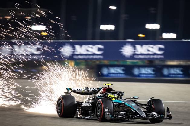 Lewis Hamilton UK, Mercedes AMG Petronas F1 Team 44 BHR, Formula 1 race, Bahrain International Circuit, 01 03 24 BHR, Formula 1 race, Bahrain International Circuit, 01 03 24 Manama Copyright: xFoto:xEIBNER ThomasxFuesslerx EP_tfr