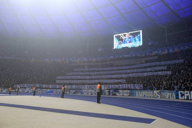 01 03 2024, xtgx, Football 2 Bundesliga, Hertha BSC Berlin Holstein Kiel emspor, v l symbol photo, symbol image, banner, Choero, slogan bans, Fans Hertha BSC DFL DFB REGULATIONS PROHIBIT ANY USE OF PHOTOGRAPHS as IMAGE SEQUENCES and or QUASI VIDEO Berlin