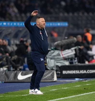 Soccer, Men, Season 2023 2024, 2 Bundesliga 24 Matchday , Hertha BSC Holstein Kiel, Coach Pal Dardai Hertha BSC , 01 03 2024, Copyright: xSebastianxRäppold MatthiasxKochx