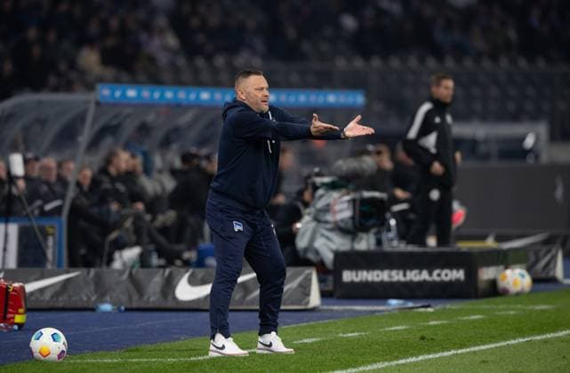 Soccer, Men, Season 2023 2024, 2 Bundesliga 24 Matchday , Hertha BSC Holstein Kiel, Coach Pal Dardai Hertha BSC , 01 03 2024, Copyright: xSebastianxRäppold MatthiasxKochx