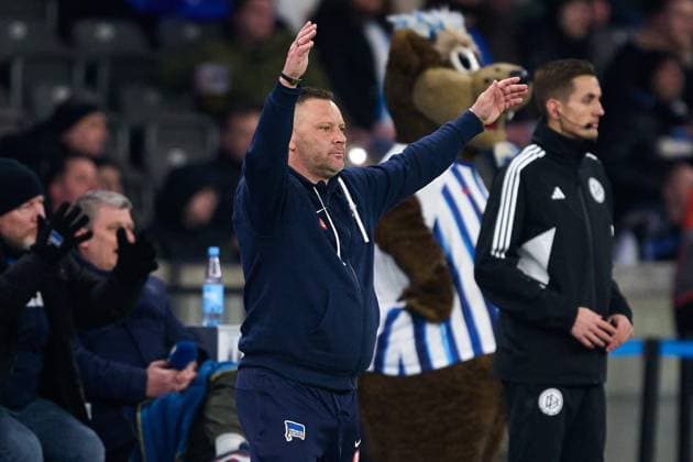 Pal Dardai Hertha BSC, Coach , GER, Hertha BSC vs Holstein Kiel, Soccer Men, 2 Bundesliga, Season 2023 2024, 24 Matchday, 01 03 2024 DFL REGULATIONS PROHIBIT ANY USE OF PHOTOGRAPHS AS IMAGE SEQUENCES AND OR QUASI VIDEO GER, Hertha BSC vs Holstein Kiel, Soccer Men, 2 Bundesliga, Season 2023 2024, 24 Matchday, 01 03 2024 Berlin Copyright: xEibner-Pressefotox xClaudiusxRaux EP_CRH