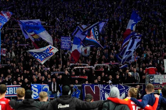 Germany, Berlin, 01 03 2024, Olympic Stadium, Hertha BSC vs Holstein Kiel 2 Bundesliga, Holstein Kiel fans Berlin Olympic Stadium Berlin Germany eu-images-659