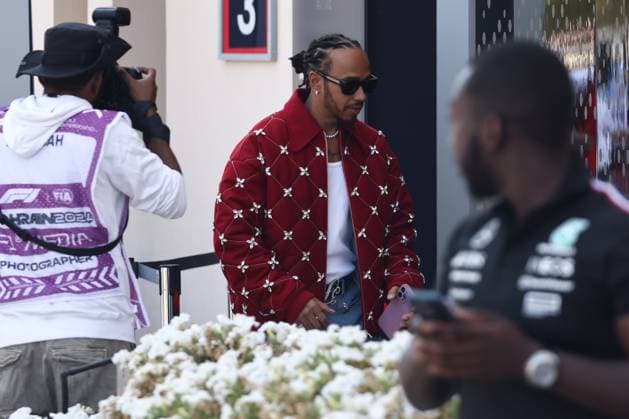 F1 Bahrain Grand Prix 2024 Lewis Hamilton of Mercedes ahead of the Formula 1 Bahrain Grand Prix at Sakhir Circuit in Sakhir, Bahrain on March 2, 2024. Sakhir Bahrain  Copyright: xJakubxPorzyckix originalFilename:porzycki-f1bahrai240302_npZVU.jpg