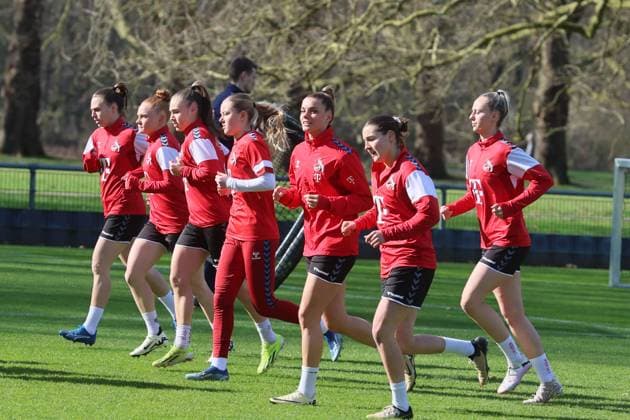 1 FC Köln, training women, training ground 2 1 FC Köln , 02 03 2024, picture