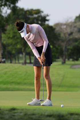 HSBC Women s World Championship, WM, Weltmeisterschaft - Round Three Esther Henseleit of Germany is in action during round three of the HSBC Women s World Championship at Sentosa Golf Club in Singapore, on March 2, 2024. Singapore Singapore  Copyright: xSuhaimixAbdullahx originalFilename:abdullah-notitle240302_npofq.jpg