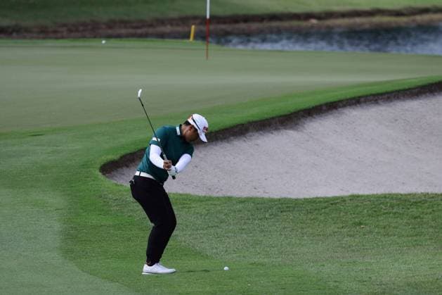 HSBC Women s World Championship, WM, Weltmeisterschaft - Round Three Peiyun Chien from Chinese Taipei is in action during the third round of the HSBC Women s World Championship at Sentosa Golf Club in Singapore, on March 2, 2024. Singapore Singapore  Copyright: xSuhaimixAbdullahx originalFilename:abdullah-notitle240302_npXgb.jpg