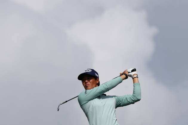 HSBC Women s World Championship, WM, Weltmeisterschaft - Round Three Celine Boutier of France is in action during round three of the HSBC Women s World Championship at Sentosa Golf Club in Singapore, on March 2, 2024. Singapore Singapore  Copyright: xSuhaimixAbdullahx originalFilename:abdullah-notitle240302_np6Qd.jpg