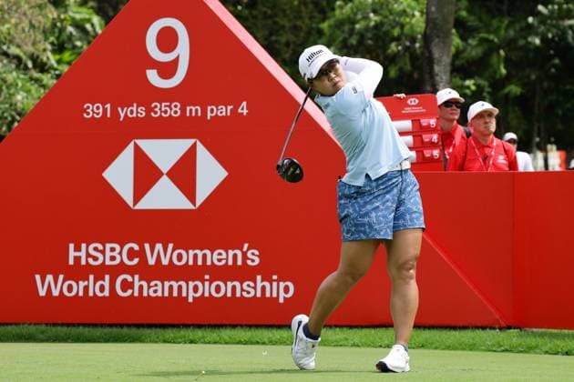 HSBC Women s World Championship, WM, Weltmeisterschaft - Round Three Nasa Hataoka of Japan is in action during round three of the HSBC Women s World Championship at Sentosa Golf Club in Singapore, on March 2, 2024. Singapore Singapore  Copyright: xSuhaimixAbdullahx originalFilename:abdullah-notitle240302_np7TH.jpg