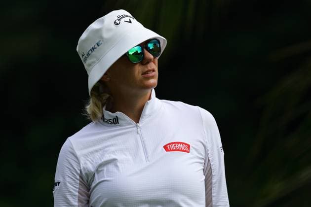 HSBC Women s World Championship, WM, Weltmeisterschaft - Round Three Madelene Sagstrom of Sweden is in action during round three of the HSBC Women s World Championship at Sentosa Golf Club in Singapore, on March 2, 2024. Singapore Singapore  Copyright: xSuhaimixAbdullahx originalFilename:abdullah-notitle240302_npb64.jpg